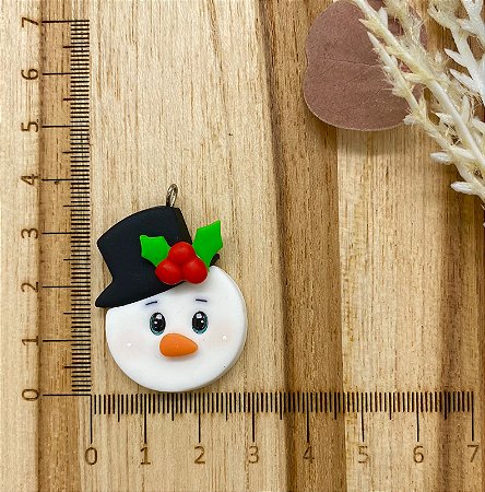 BISCUIT BONECO DE NEVE DECORADO