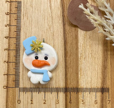 BISCUIT BONECO DE NEVE AZUL