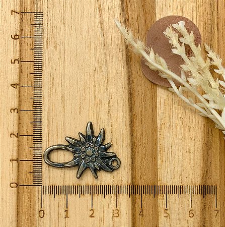 PASSANTE METAL EDELWEISS PRATA VELHO