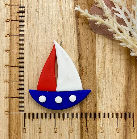 PINGENTE BISCUIT BARCO SAILOR