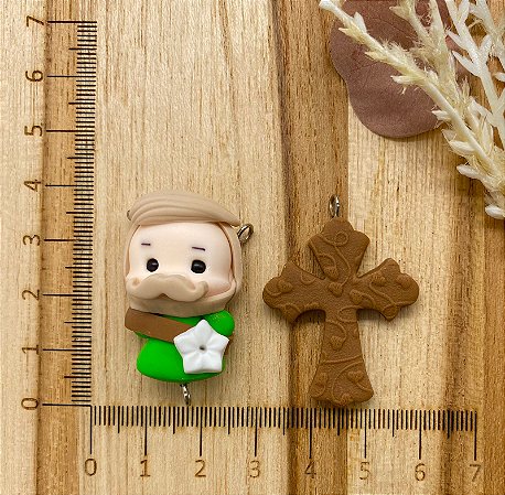 BISCUIT KIT SÃO JOSÉ E CRUCIFIXO