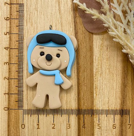 BISCUIT URSINHO AVIADOR AZUL BB CORPINHO