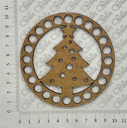 BASE MDF CORTE A LASER DECORATIVO PINHEIRO NATAL
