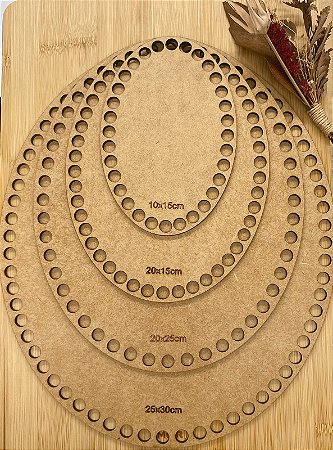 BASES MDF 3MM OVAL - CRÚ