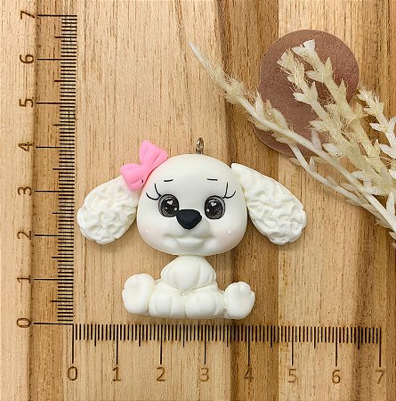 BISCUIT CACHORRINHA BRANCA MENINA