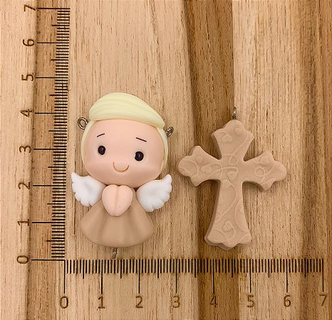 KIT BISCUIT ANJINHO CARAMELO CABELO LOIRO