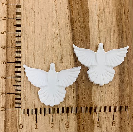 ENFEITE BISCUIT ESPIRITO SANTO DIVINO 2 UNIDADES M