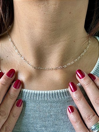 Chocker Corações