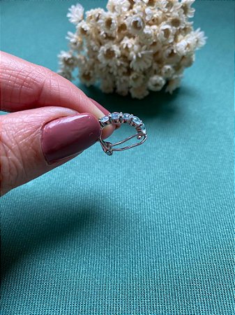 Piercing Fake Trava Agua Marinha