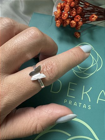 Anel Borboleta Origami