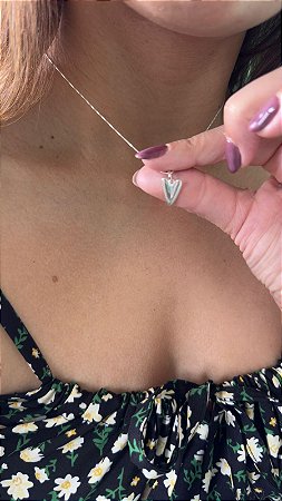 Colar Coração Liso