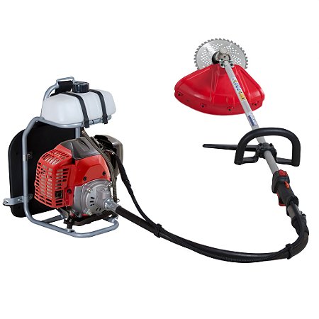 Roçadeira Profissional Kawashima Plus KW420C Á Gasolina 41,5cc 2T Com Lâmina de Vídia e Carretel de Nylon