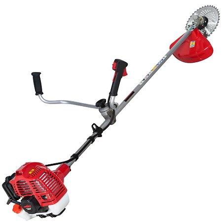 Roçadeira Lateral Kawashima KW5200L Premium Á Gasolina 2T 51,7cc Com Lâmina de Vídia e Carretel de Nylon