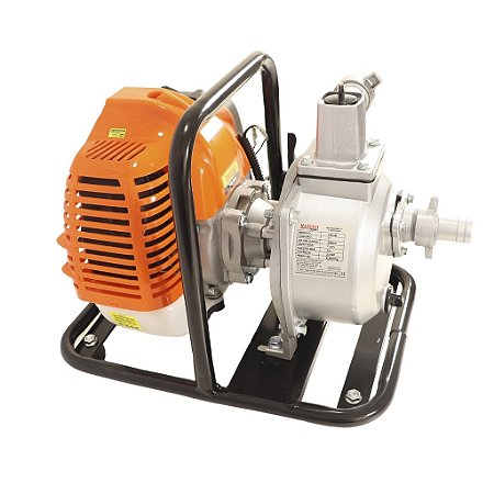 Motobomba VB10B Vulcan Autoescorvante 1" Á Gasolina 2 Tempos 52CC 2,5HP Partida Manual