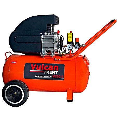 Compressor De Ar 50 Litros 2,5HP 8 Bar VC50L VULCAN