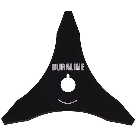 Faca 3 Pontas Duraline Furo 25mm Tamanho 255mm Espessura 2,9mm Com Redutor Para Furo 20mm