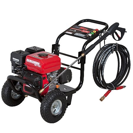 Lavadora de Alta Pressão JetMac JG7T200 À Gasolina Com Motor GE700 7Hp Cabeçote de Latão 206bar 12,6L/min Partida Manual