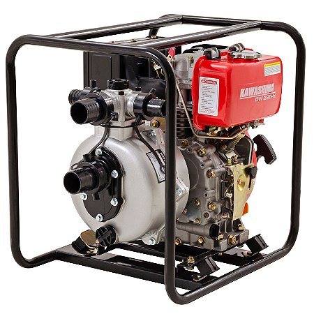 Motobomba Autoescorvante Kawashima DW220H 2" 7HP 296cc À Diesel Alta Pressão