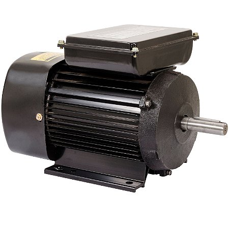 Motor Elétrico Kajima Monofásico IP 44 1,5cv 1,1kw 1750 Rpm 4 Pólos Bivolt Eixo 19,05mm