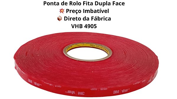 Ponta de Rolo Fita Dupla Face 64 Metros