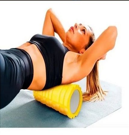 Rolo De Massagem Miofacial E Fortalecimento Abdominal