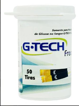 Tiras De Glicose Free 1 G-tech