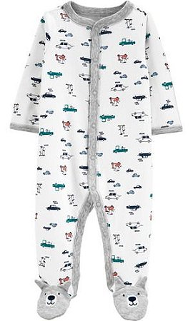Macacão com Pezinho Carter´s - Carrinho