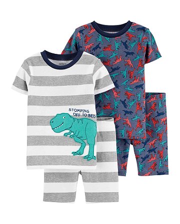 Pijama 4 peças Carter´s - Dinossauro