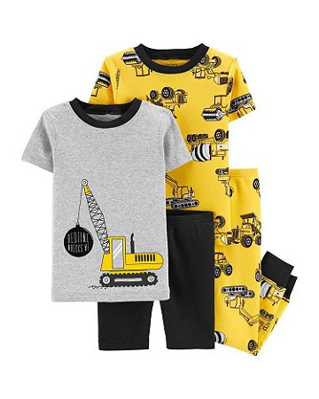 Pijama 4 peças Carter´s - Caminhão