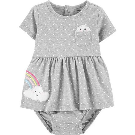 Body Vestido Carter´s - Nuvem