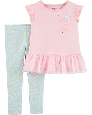 Conjunto 2 peças Carter´s - Coelho