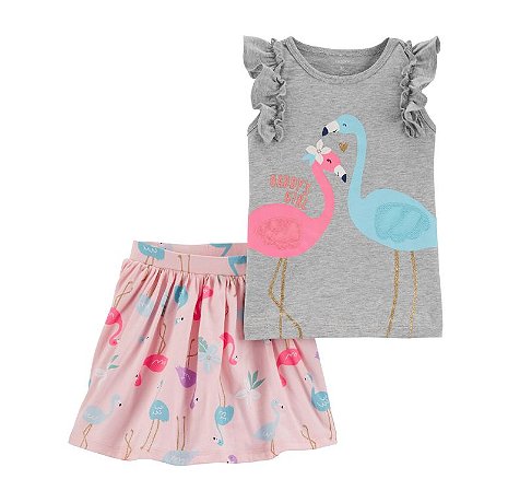 Conjunto 2 peças Carter´s - Flamingo