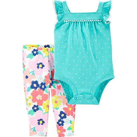 Conjunto 2 peças Carter´s - Floral