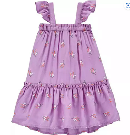 Vestido Lilás Carter´s - Unicórnio