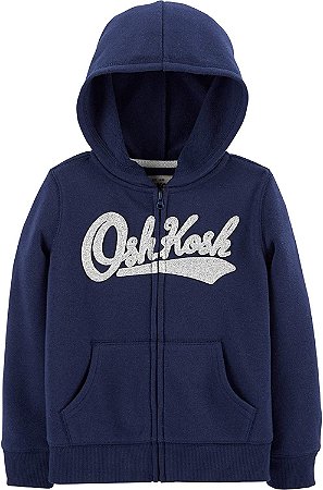 Jaqueta Moletom Zíper OshKosh - Glitter