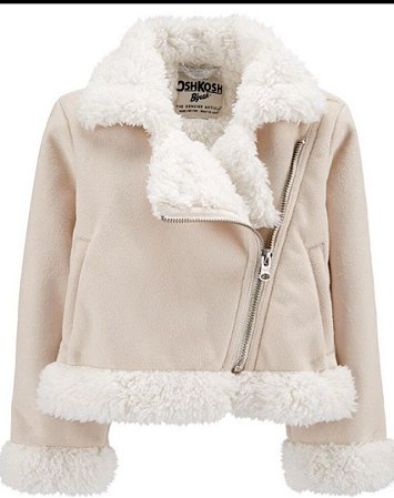 Jaqueta Zíper OshKosh - Off White