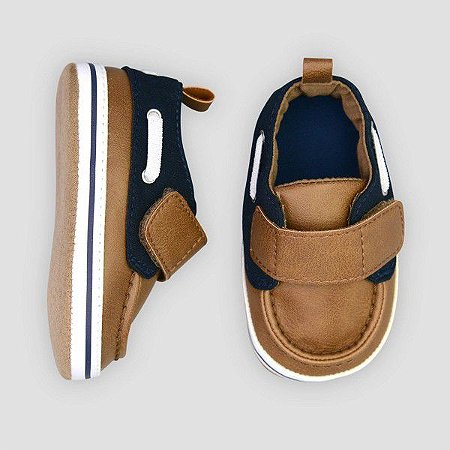 Sapato Just One You by Carter´s - Marrom/ Azul Marinho