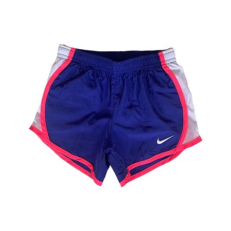 Shorts Esportivo Nike - Azul/ Branco