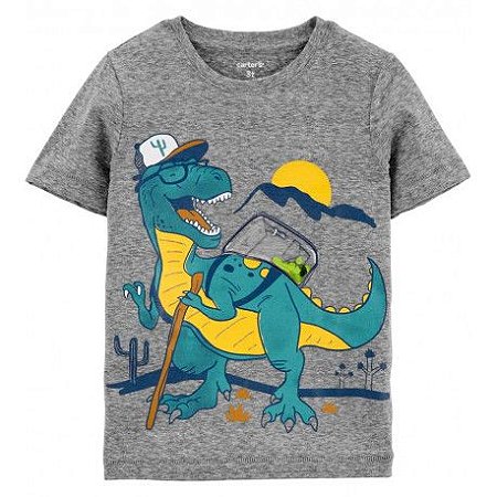 Camiseta Cinza Carter´s - Dinossauro