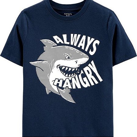 Camiseta Azul Carter´s - Tubarão