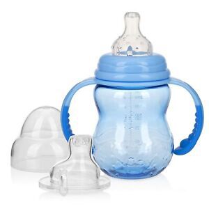 Copo de Treinamento com Alças Nûby Azul - 240 ml