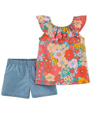 Conjunto 2 peças Carter´s - Floral