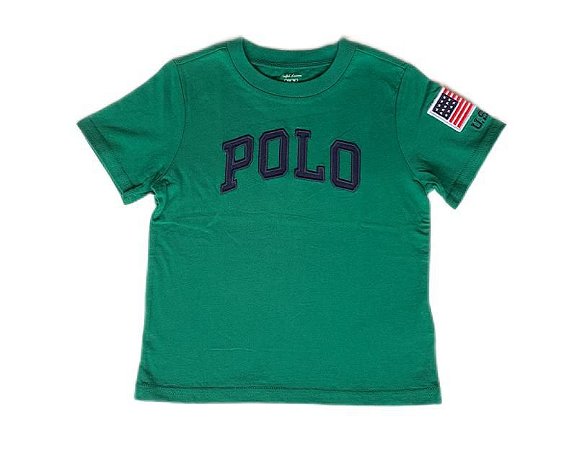 Camiseta Ralph Lauren - Verde Bordada