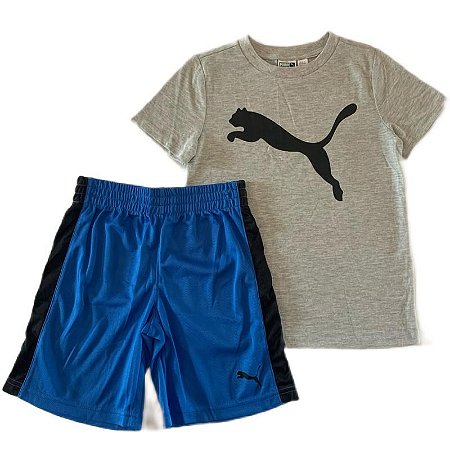 Conjunto 2 peças Puma - Azul/ Preto