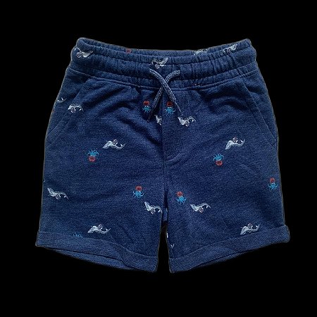 Bermuda Azul Carter´s - Animais Marinhos