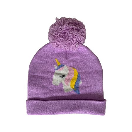 Gorro OshKosh Unicórnio Lilás - 2-4 anos