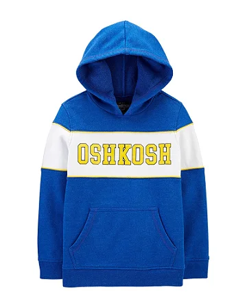 Jaqueta Moletom OshKosh - Azul/ Amarelo