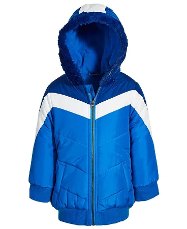 Jaqueta Capuz First Impressions - Azul/ Branca