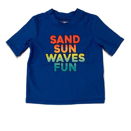 Camiseta Natação OshKosh - Sand Sun Waves Fun