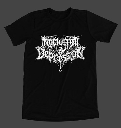 Camiseta Nocturnal Depression logo